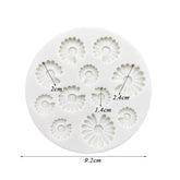 Molde Silicona Margaritas Surtidas Mini x 11